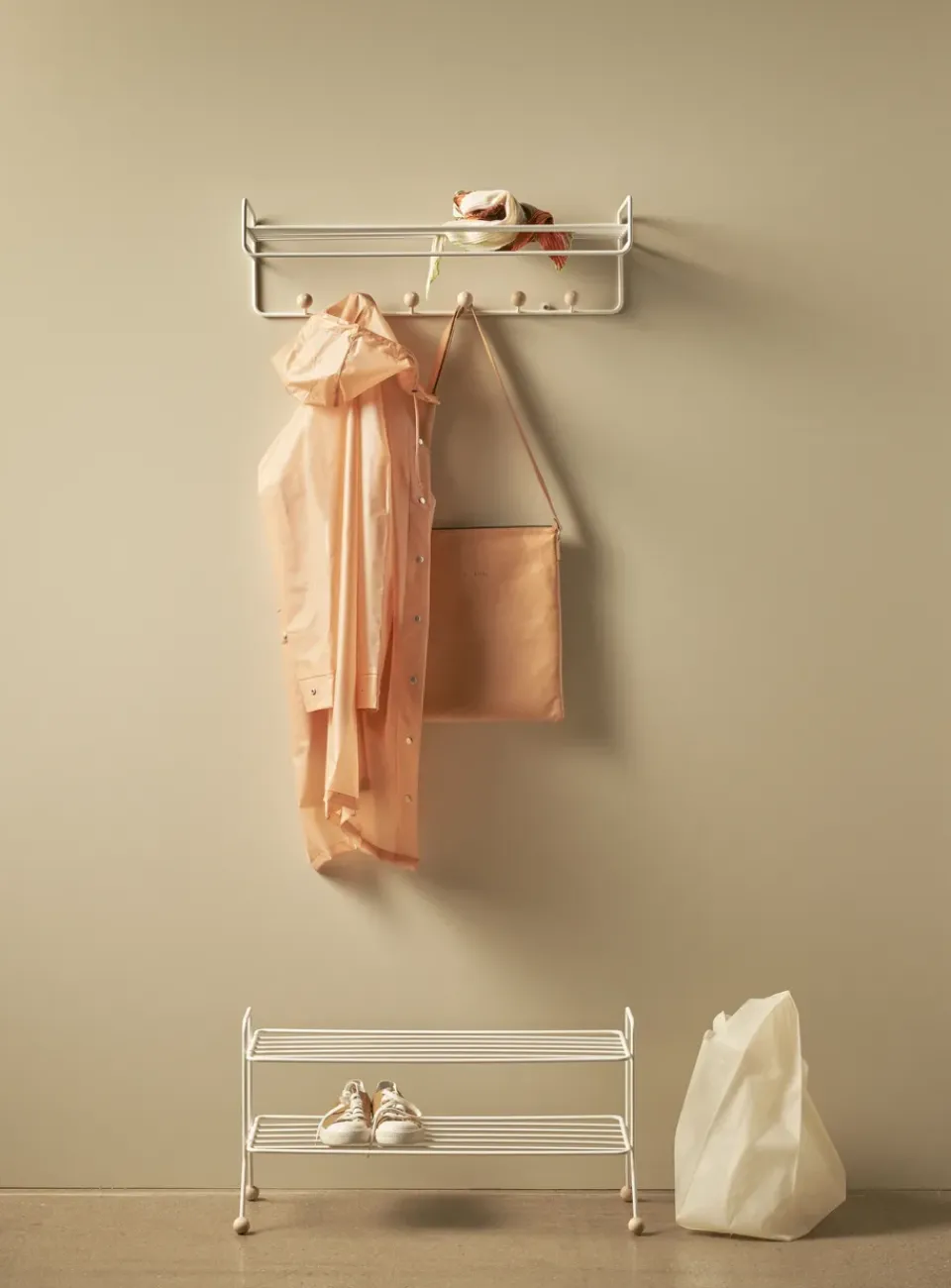 Maze Hat Rack & Hat Shelves*Bill Hat rack hat rack, Greige Grey