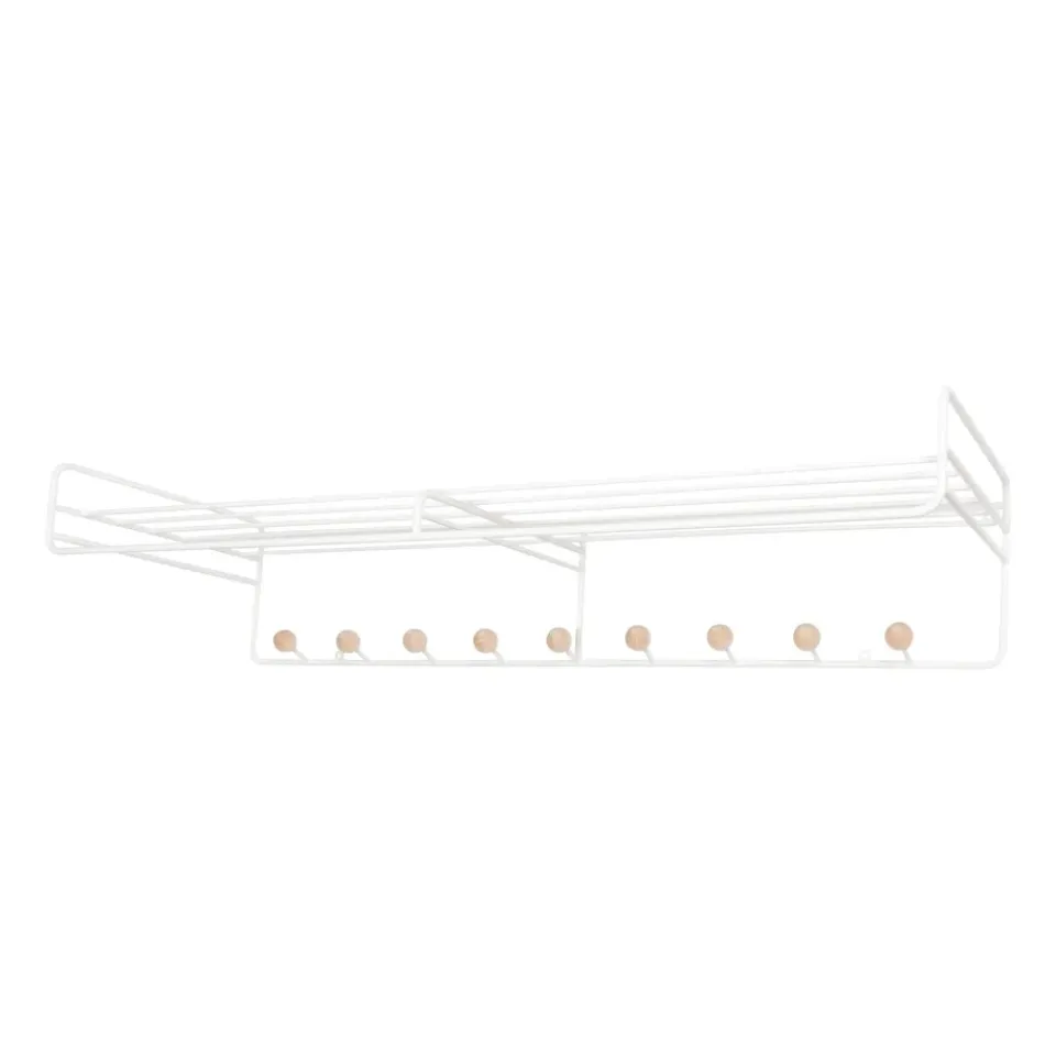 Maze Hat Rack & Hat Shelves*Bill Hat rack L hat rack, White