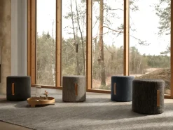 Design House Stockholm Stools*Björk stool high, dark grey Transparent