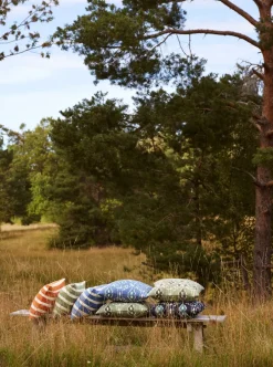 Chhatwal & Jonsson Garden Details & Accessories*Block Stripe outdoor cushion 40x60 cm, Riviera blue-off white BlueWhite