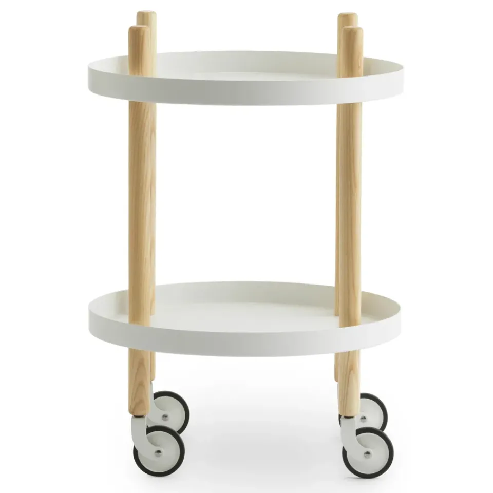 Normann Copenhagen Serving Trolleys*Block table Ø45 cm, White