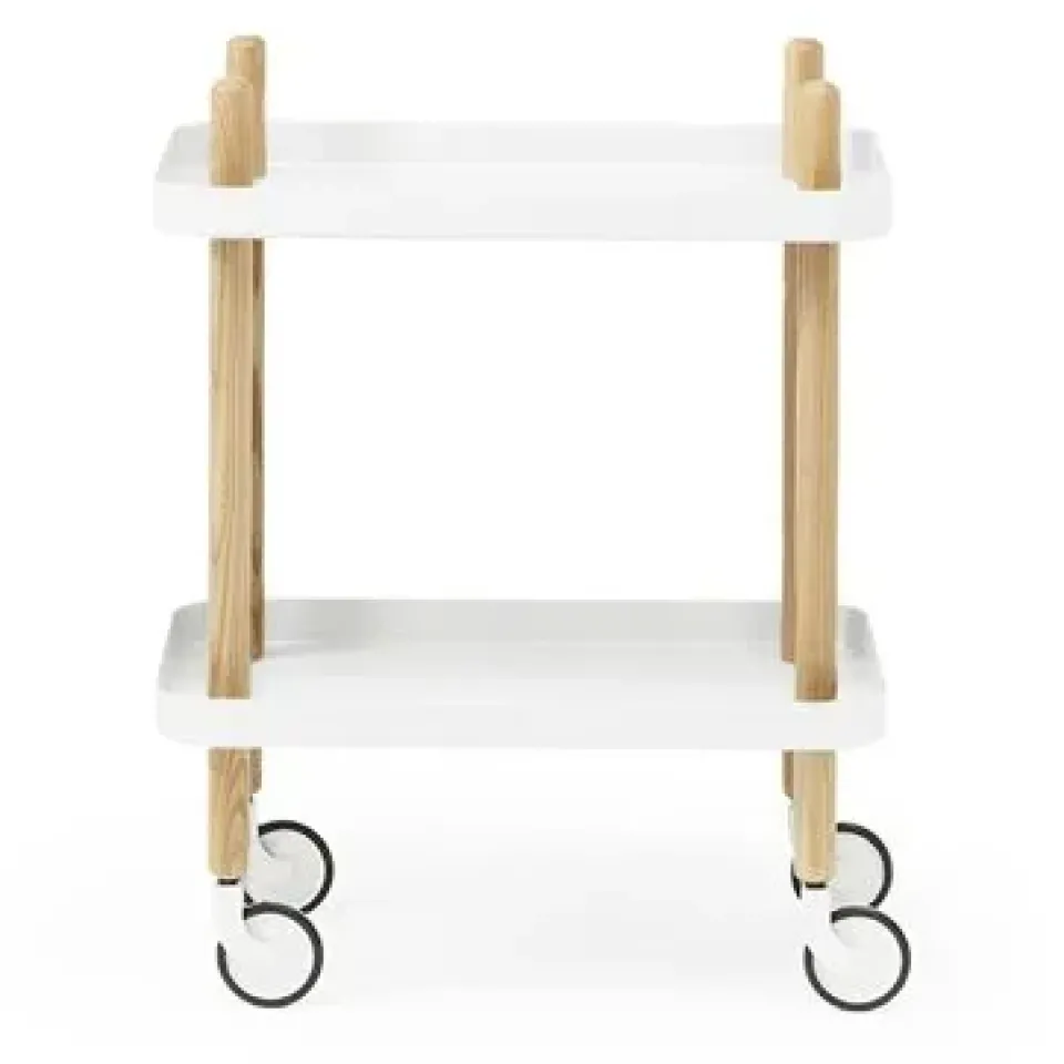 Normann Copenhagen Serving Trolleys*Block table, White