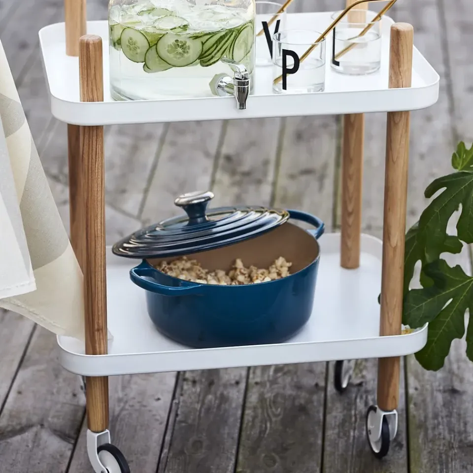 Normann Copenhagen Serving Trolleys*Block table, White