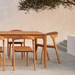 Ethnicraft Seating|Balcony Furniture*Bok outdoor chair, Untreated Brown