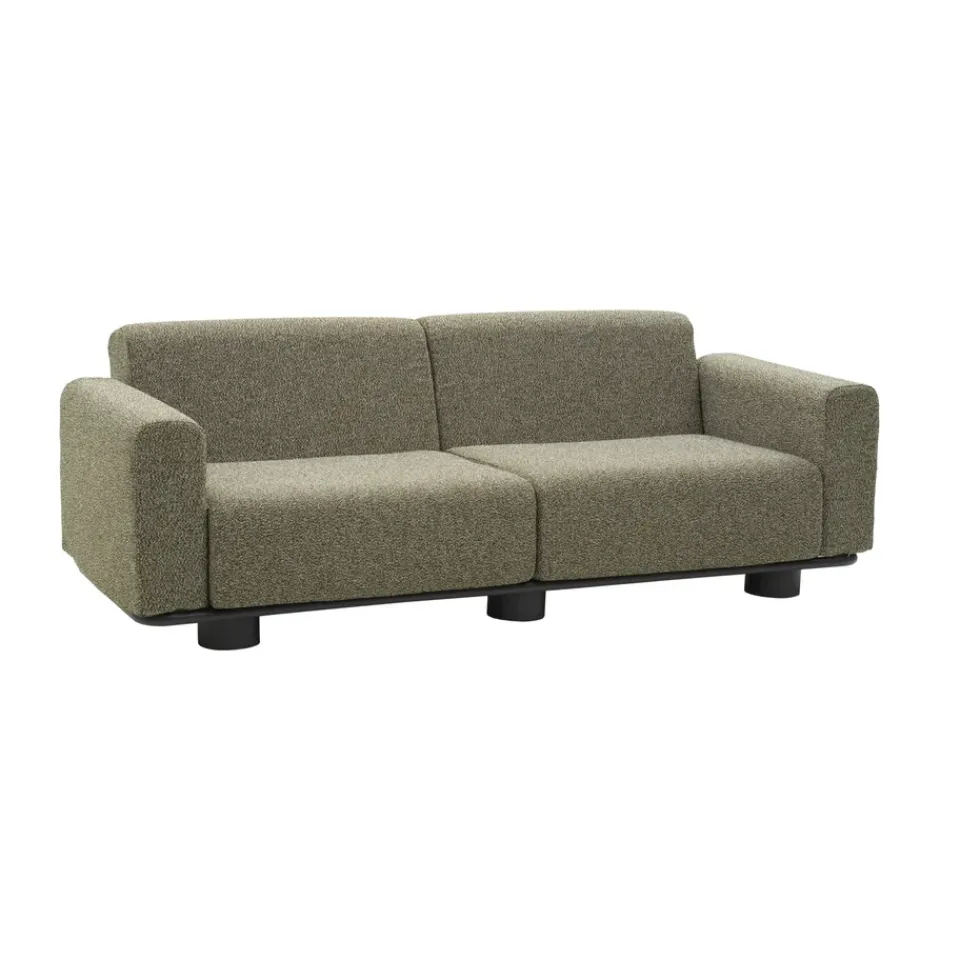 Brafab Garden Sofas & Garden Benches|Balcony Furniture*Bolster sofa, Anthracite-teddy verde, 2.5-seater Grey
