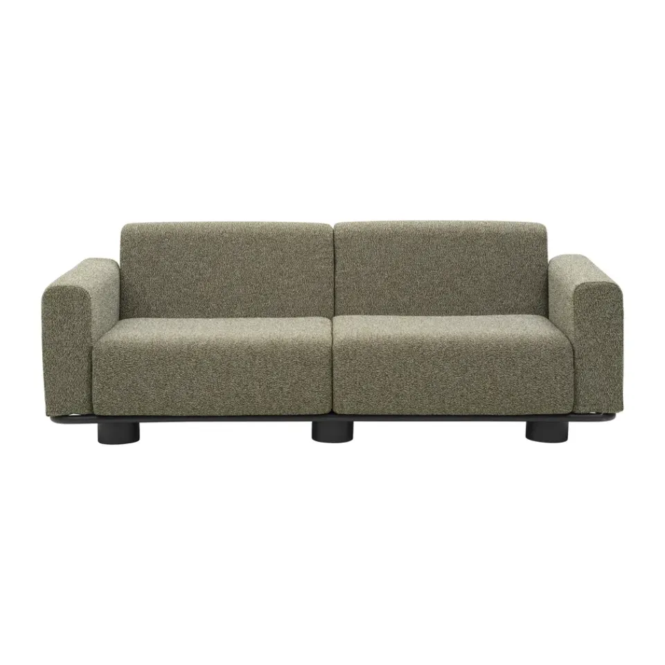 Brafab Garden Sofas & Garden Benches|Balcony Furniture*Bolster sofa, Anthracite-teddy verde, 2.5-seater Grey