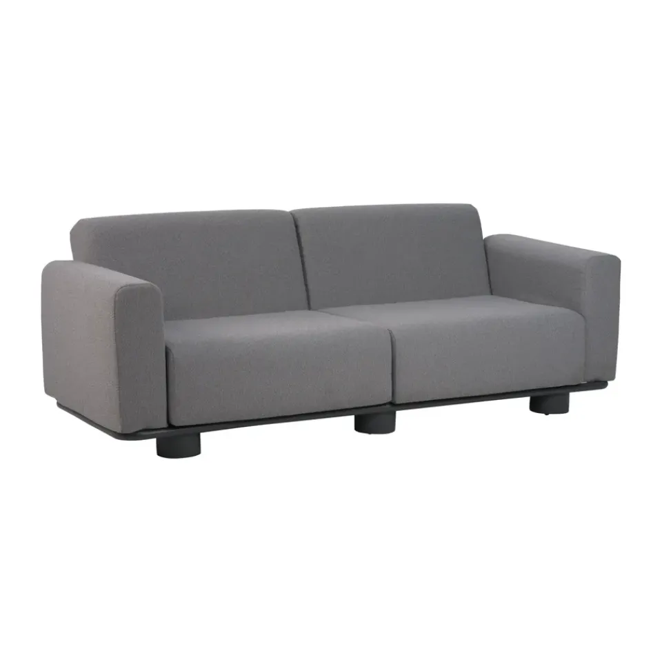 Brafab Garden Sofas & Garden Benches|Balcony Furniture*Bolster sofa, Anthracite-teddy , 2.5-seater Grey