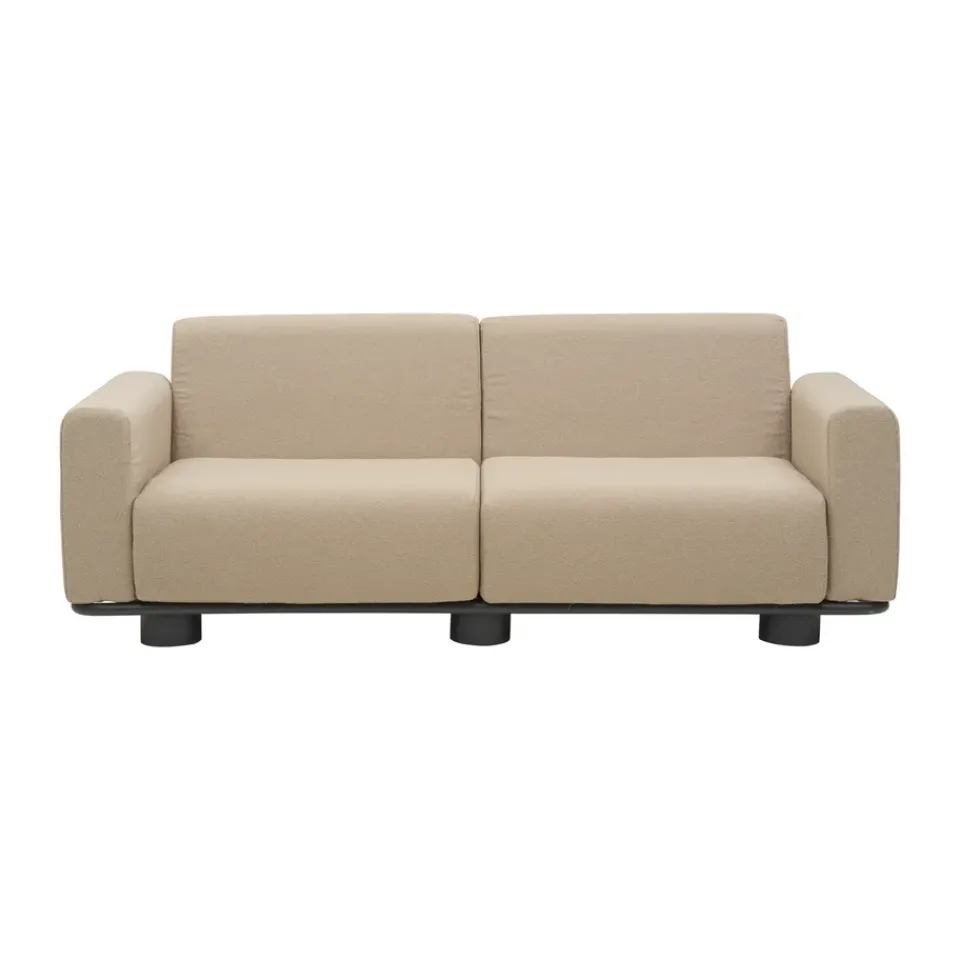 Brafab Garden Sofas & Garden Benches|Balcony Furniture*Bolster sofa, Anthracite-teddy beige, 2.5-seater Grey