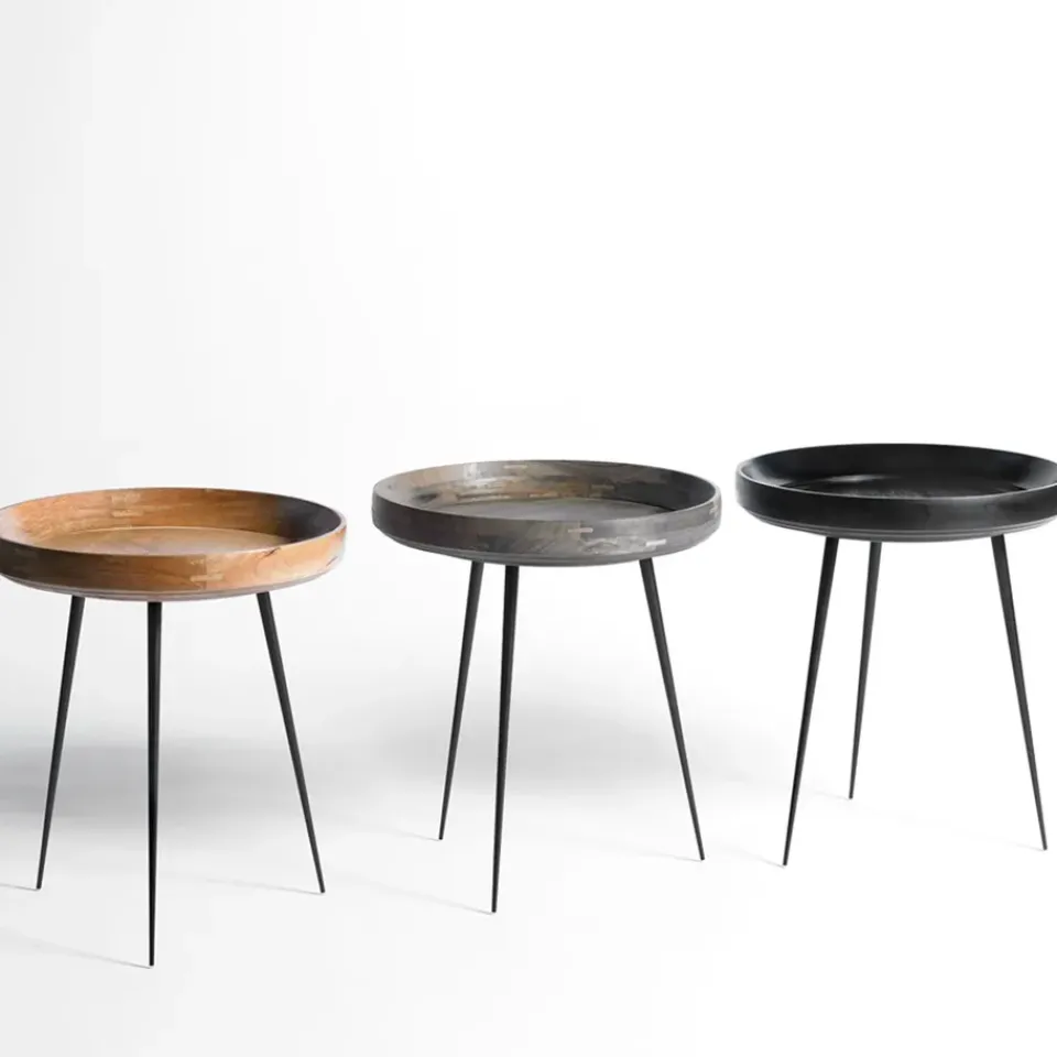 Mater Coffee Tables*Bowl medium table, mango . stand Black