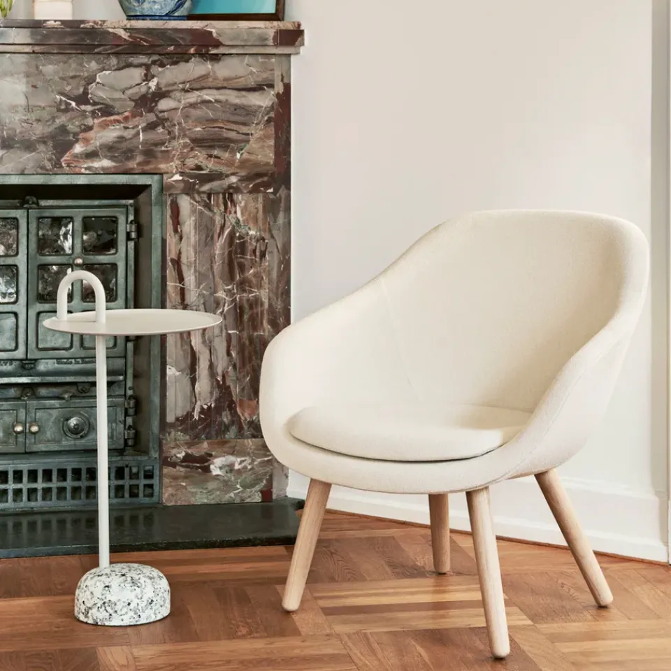 HAY Side Tables*Bowler side table, Cream -granite White