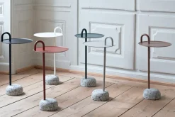 HAY Side Tables*Bowler side table, Tile -granite Red
