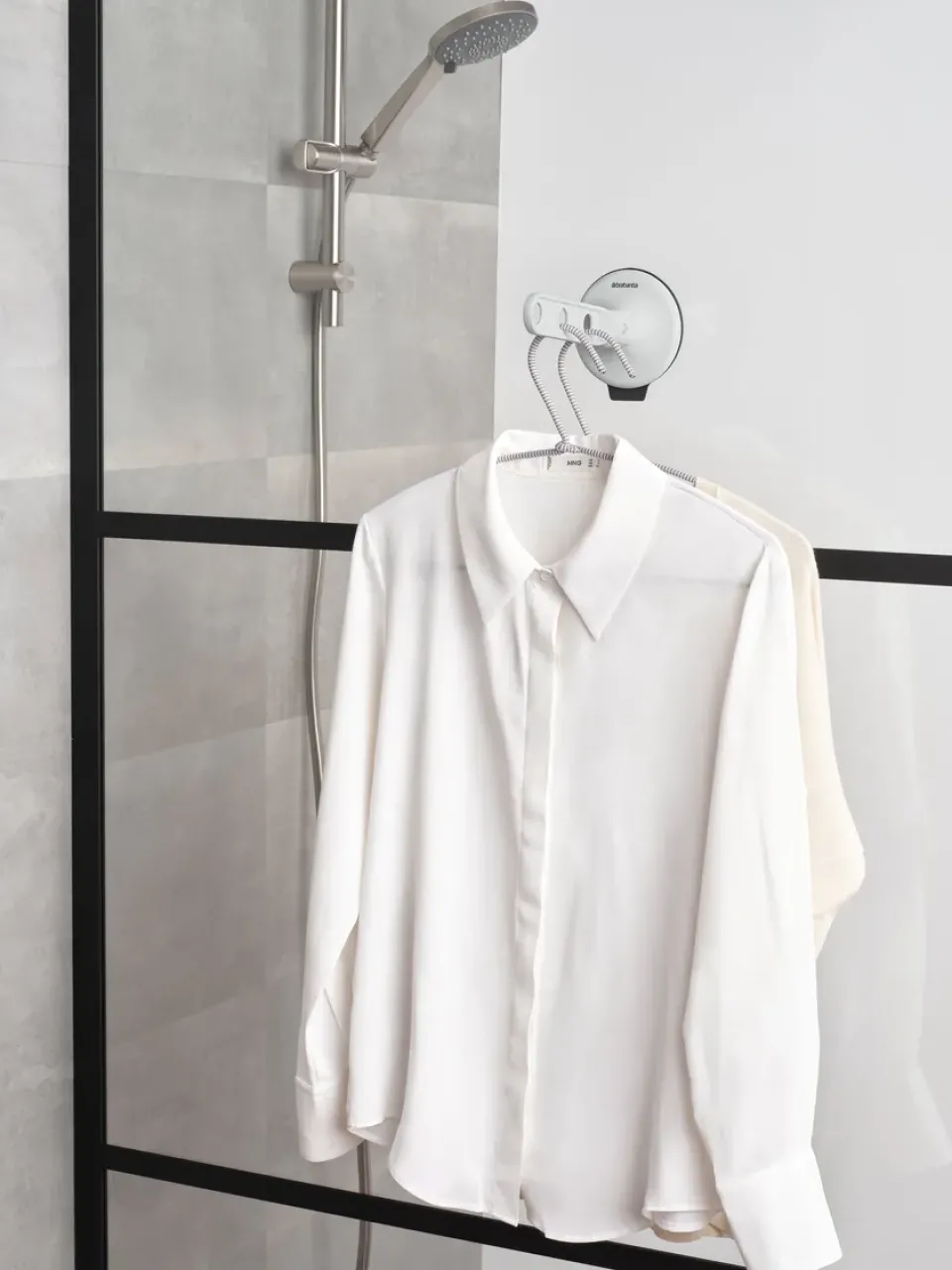 Brabantia Clothes Racks, Coat Stands & Hangers|Clothes Hooks & Hangers*hanger with suction cup, Light Grey