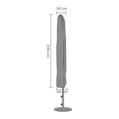 Brafab Garden Details & Accessories*furniture cover parasol, 240 cm Black