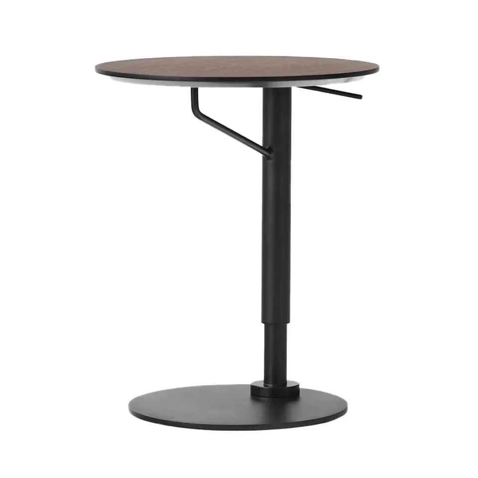 Audo Copenhagen Side Tables*Branch side table Ø45 cm, Dark stained oak Black