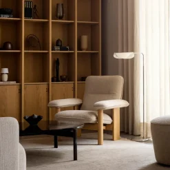 Audo Copenhagen Armchairs & Footstools*Brasilia armchair, Oiled oak-Bouclé 02 Beige