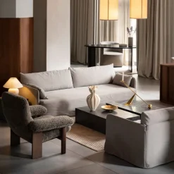 Audo Copenhagen Armchairs & Footstools*Brasilia armchair, Oiled oak-Moss 011 Grey