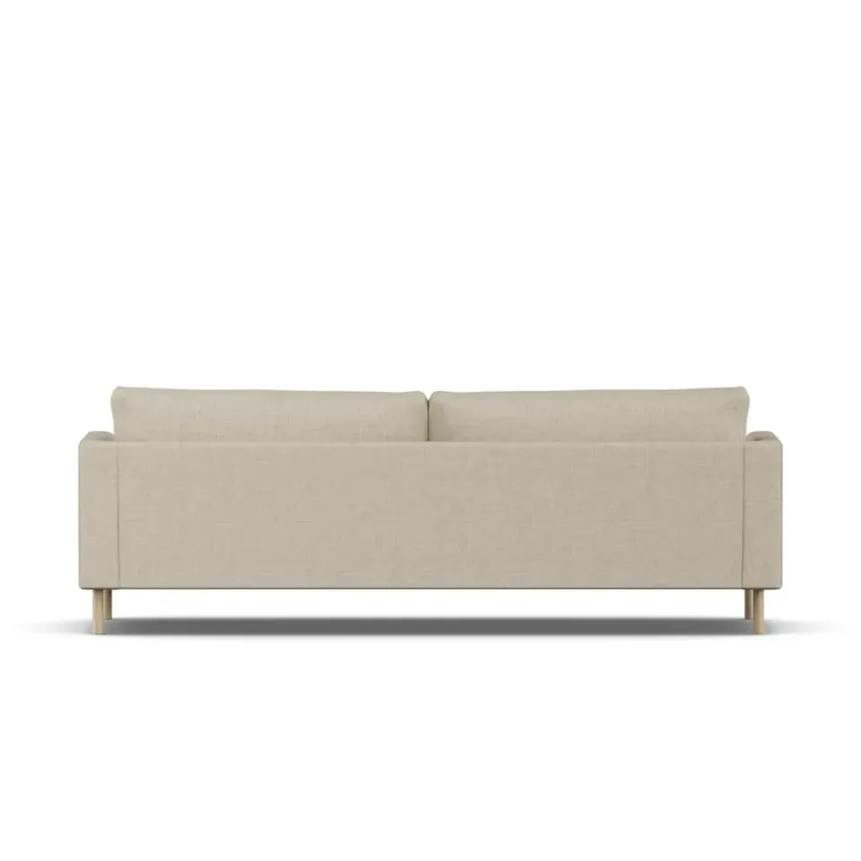1898 Sofas*Bredhult sofa, Bern 0341-white-oiled oak, 3-seater Beige