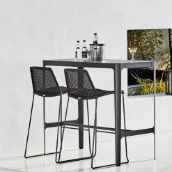 Cane-line Seating*Breeze barstool, Black