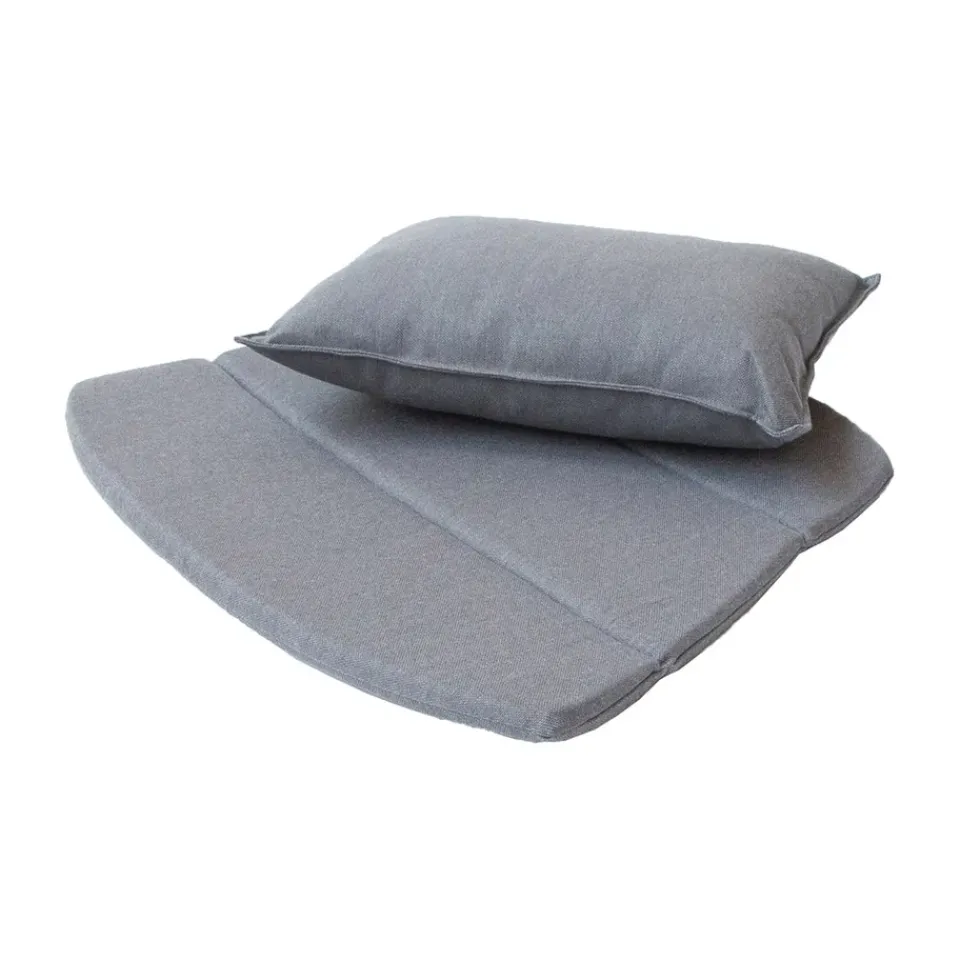 Cane-line Seat Cushions & Pads*Breeze cushion set lounge chair, Natté Grey