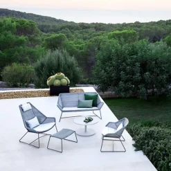 Cane-line Seating*Breeze footstool, grey White
