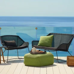 Cane-line Outdoor Lounge Furniture*Breeze lounge armchair weave, grey White