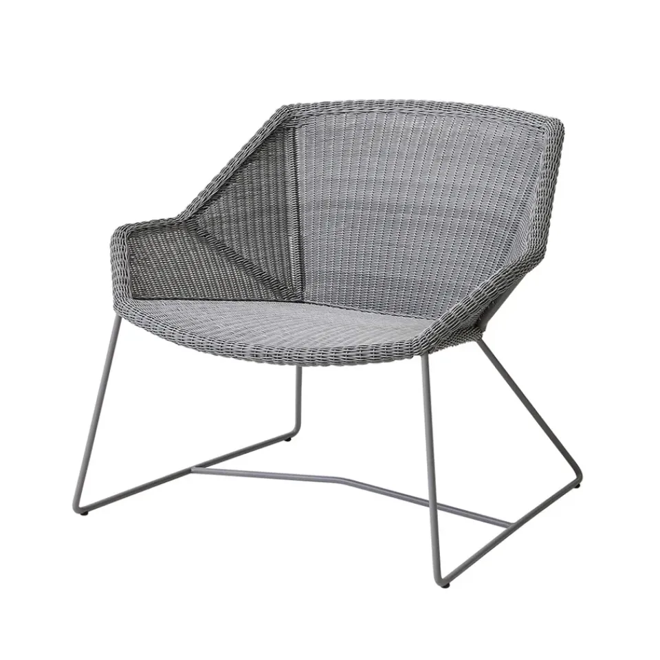 Cane-line Outdoor Lounge Furniture*Breeze lounge armchair weave, Light Grey