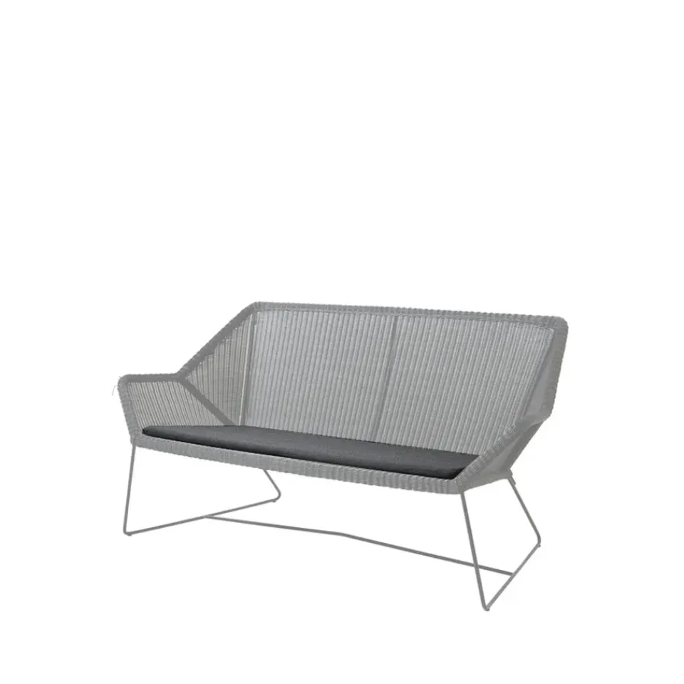 Cane-line Seat Cushions & Pads*Breeze sofa cushion 2-seater, Focus dark Grey