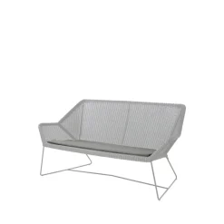 Cane-line Seat Cushions & Pads*Breeze sofa cushion 2-seater, Focus light Grey