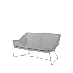 Cane-line Seat Cushions & Pads*Breeze sofa cushion 2-seater, Natté light Grey