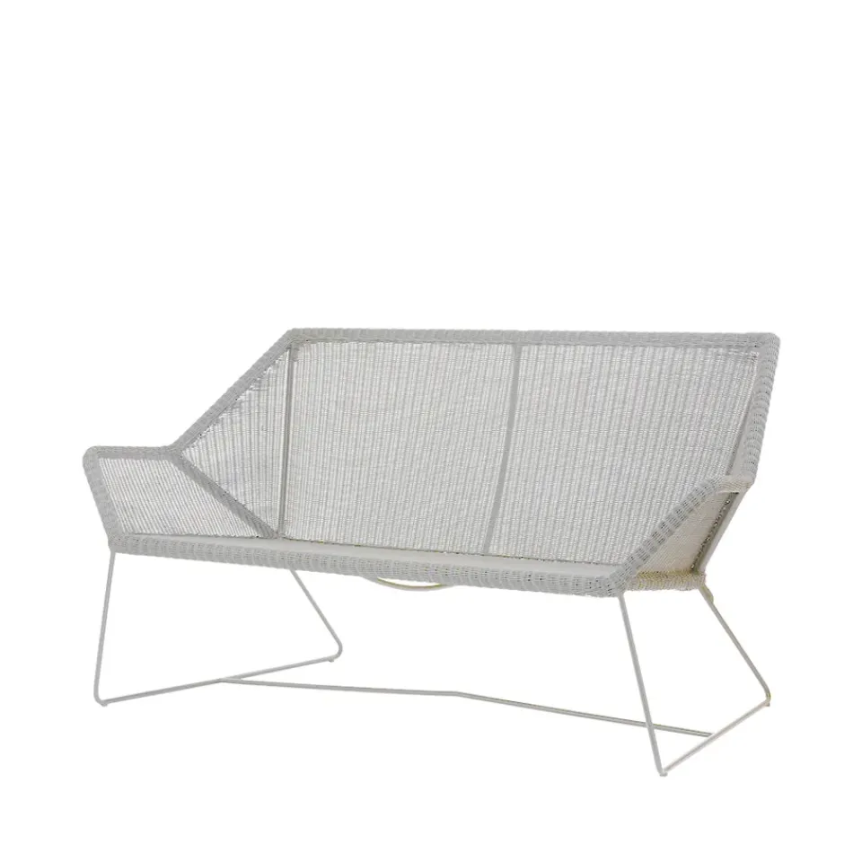 Cane-line Garden Sofas & Garden Benches|Balcony Furniture*Breeze sofa 2-seater weave, grey White