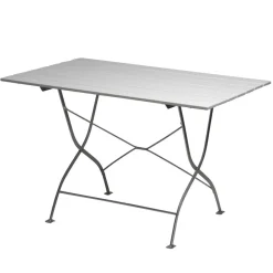 Grythyttan Stålmöbler Table For Outdoor Use*Bryggeri table, lacquer oak-hot-dip galvanized White