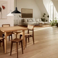 GUBI Dining Tables*B-Table dining table, American walnut Brown