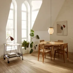 GUBI Dining Tables*B-Table dining table, American walnut Brown