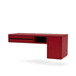 Montana Desks*Bureau desk, Beetroot 165 Red