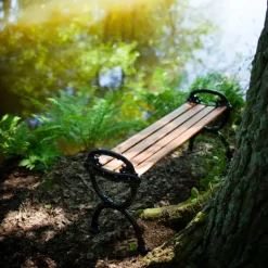 Byarums bruk Garden Sofas & Garden Benches*Byarum Bench, lacquered pine, green stand White