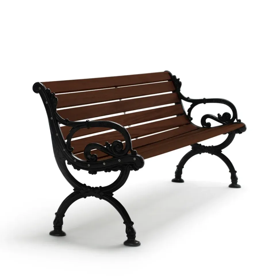 Byarums bruk Garden Sofas & Garden Benches|Outdoor Lounge Furniture*Byarum sofa, Pine brown glaze, black stand, 155 cm Beige