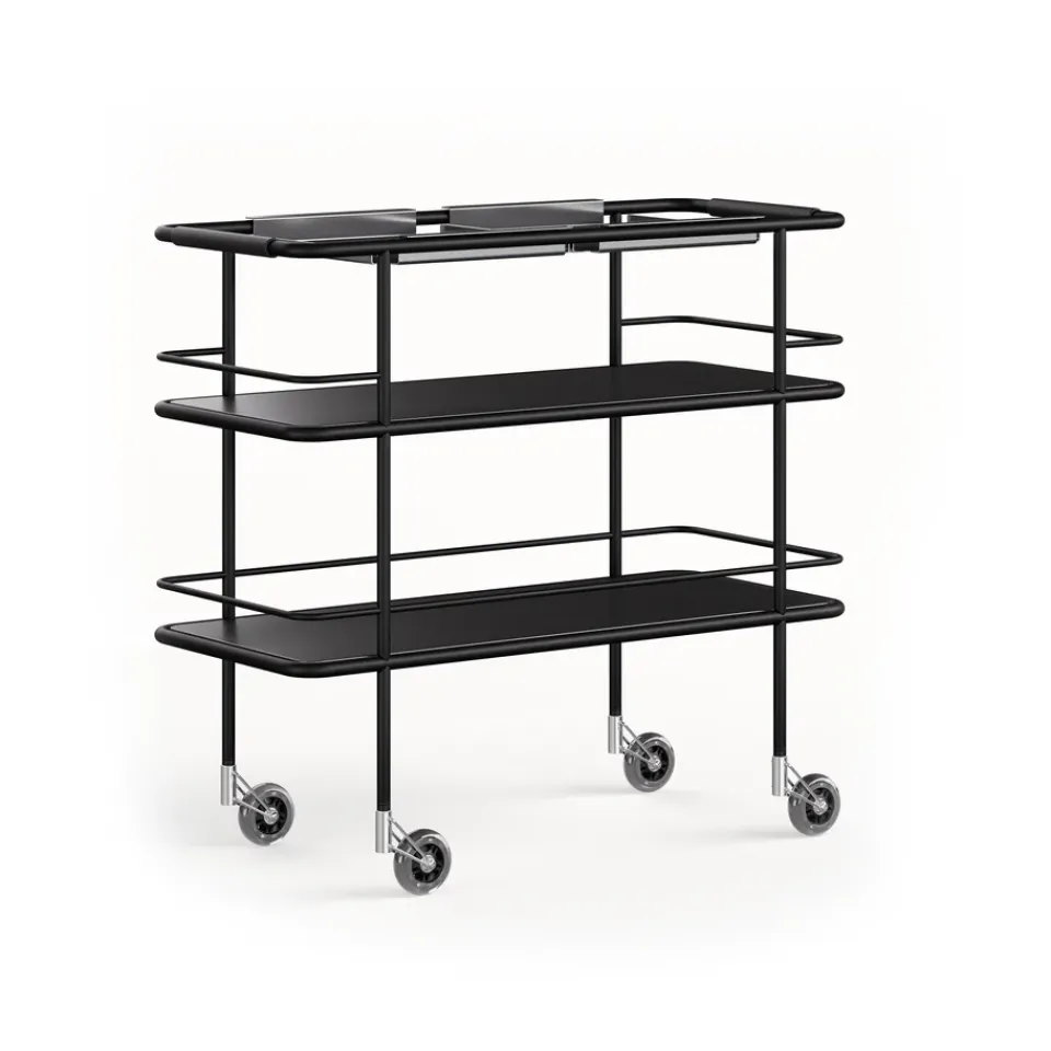 Lammhults Serving Trolleys*Cargo Support serving trolley, Black