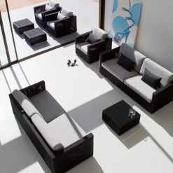 Cane-line Garden Sofas & Garden Benches|Balcony Furniture*Chester sofa, 3-seater graphite Grey