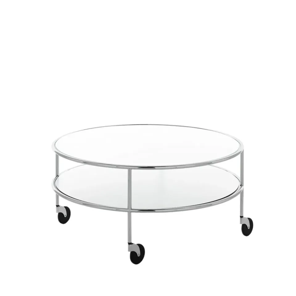 Lammhults Coffee Tables*Chicago III coffee table, laminate-chrome White