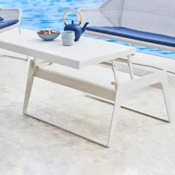 Cane-line Table For Outdoor Use|Outdoor Lounge Furniture*Chill out coffee table, , double White