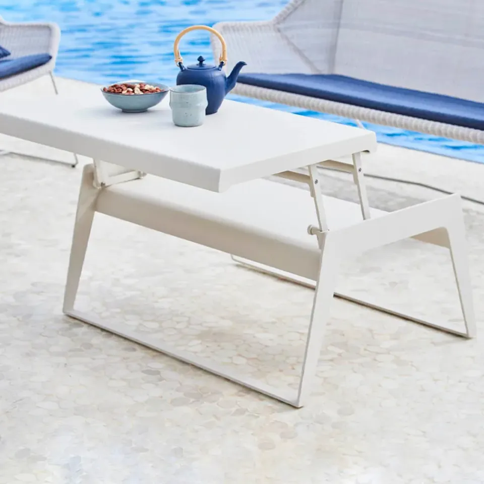 Cane-line Table For Outdoor Use|Outdoor Lounge Furniture*Chill out coffee table, , single White