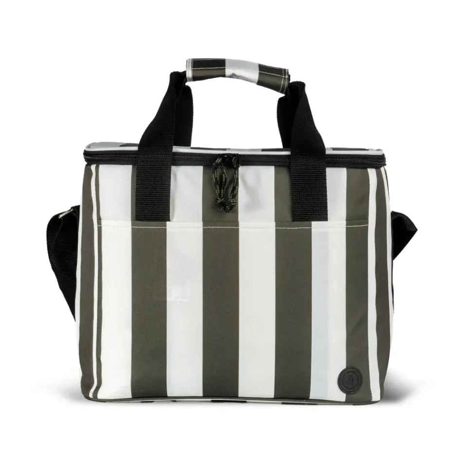 Sagaform Garden Details & Accessories*City Cooler Bag Large 20 L, Green-white GreenWhite