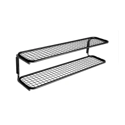 Essem Design Shoe Racks*Classic 650 shoe shelf, /chrome, 2 levels, 90 cm Black