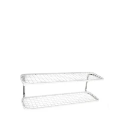 Essem Design Shoe Racks*Classic 650 shoe shelf, /chrome, 2 levels, 100 cm White