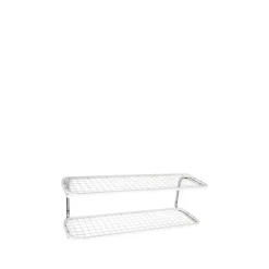 Essem Design Shoe Racks*Classic 650 shoe shelf, /chrome, 2 levels, 80 cm White