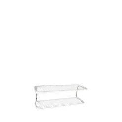 Essem Design Shoe Racks*Classic 650 shoe shelf, /chrome, 2 levels, 50 cm White