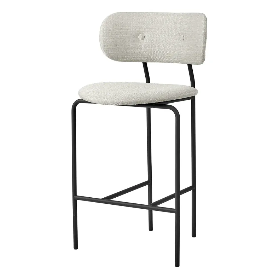 GUBI Bar Stools*Coco counter chair - fully upholstered, Eero special FR 106-black Beige