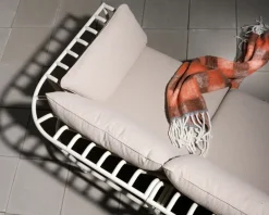 Brafab Garden Sofas & Garden Benches*Collier sofa module, Pearl -teddy beige, corner White