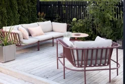 Brafab Garden Sofas & Garden Benches*Collier sofa module, Zin -teddy beige, middle section Red