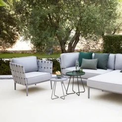 Cane-line Seating|Outdoor Lounge Furniture*Conic lounge armchair, , incl. cushions Grey